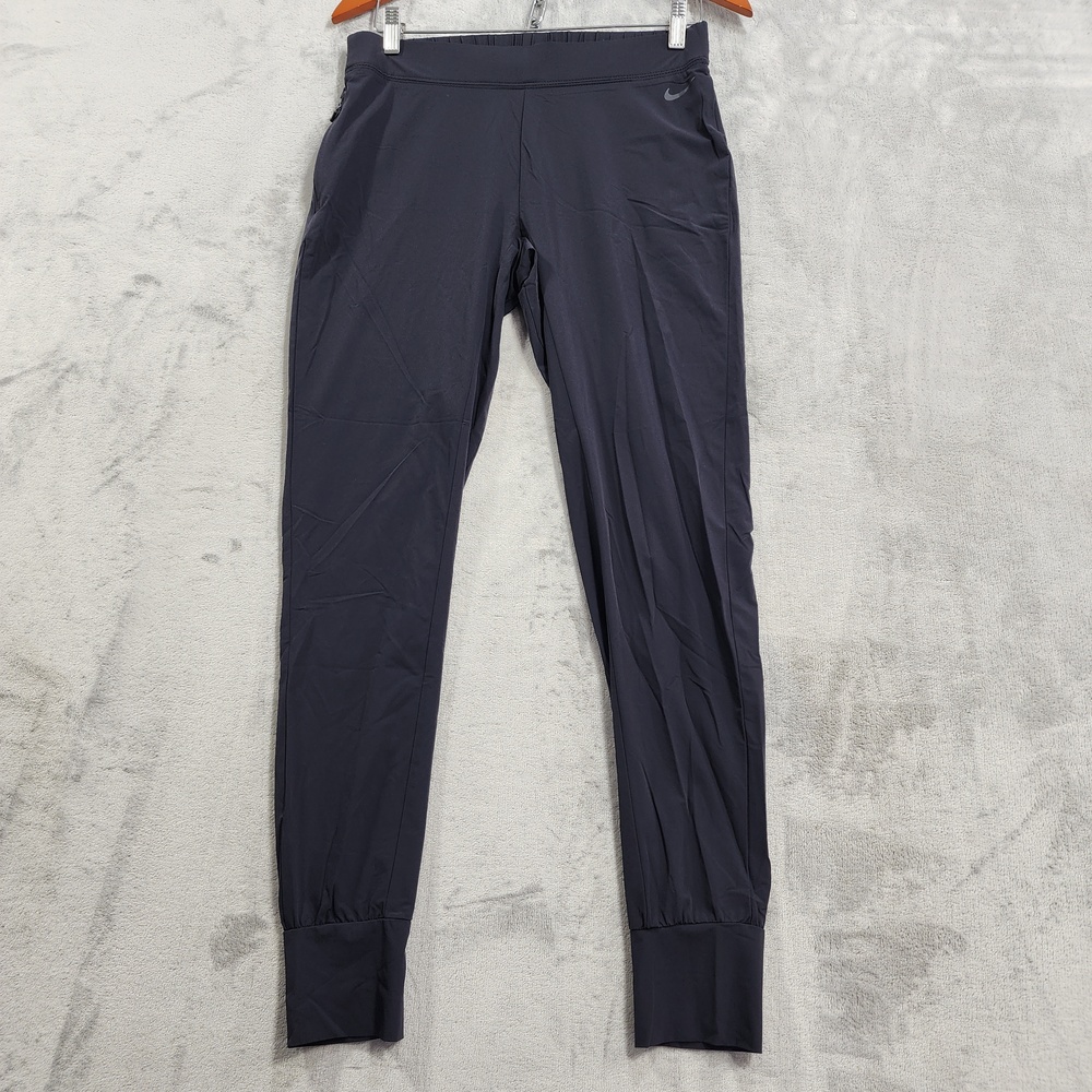 Nike Pants Womens S Black Dri-FIT Woven Bliss Skinny Jogger Running Gym Athletic